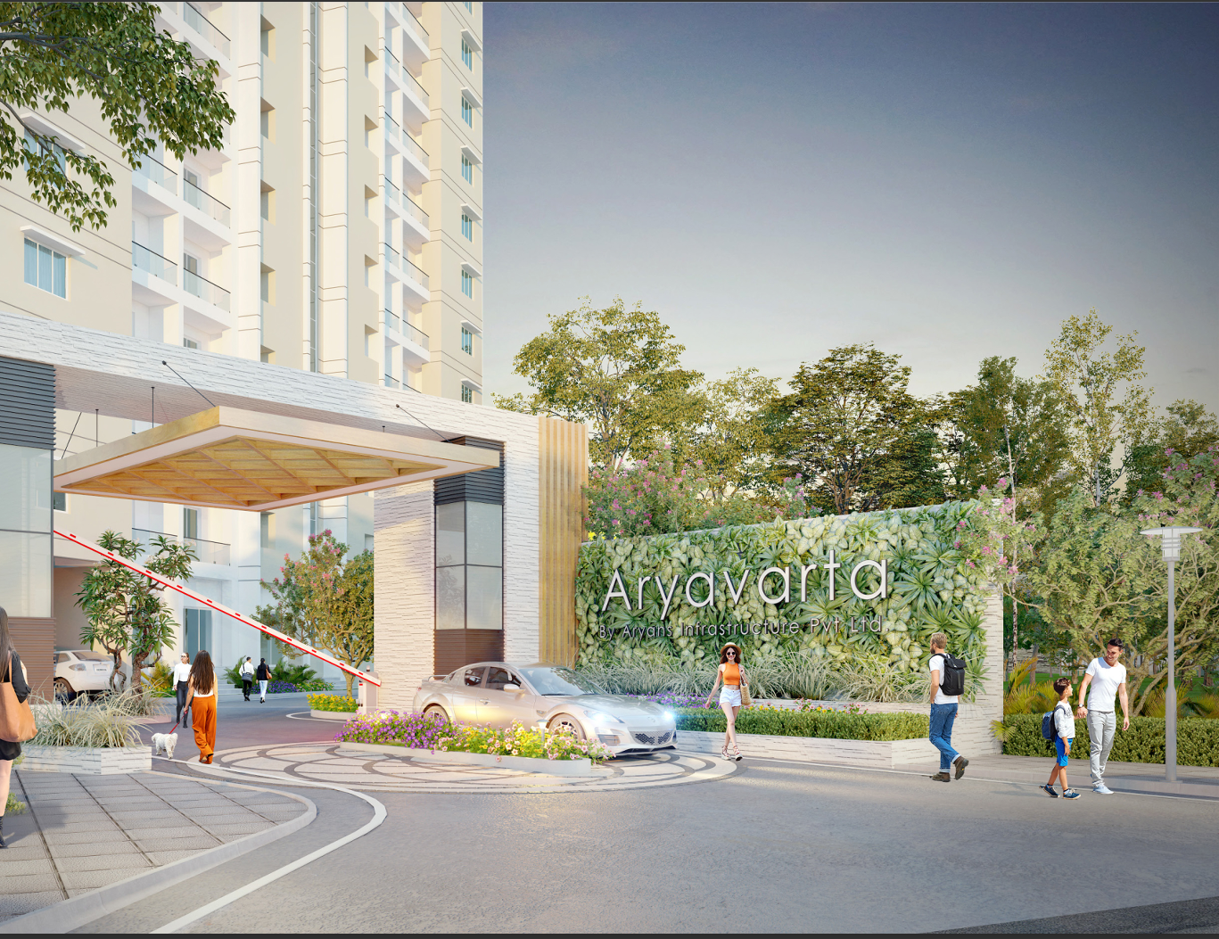 2–4 BHK Apartment | ~150–220 sq.m